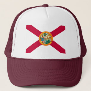 Gorra De Camionero Diseño de la bandera del estado de la Florida