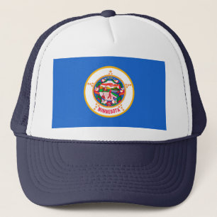 Gorra De Camionero Diseño de la bandera del estado de Minnesota