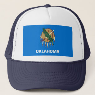 Gorra De Camionero Diseño de la bandera del estado de Oklahoma