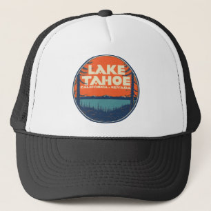 Gorra De Camionero Diseño de la etiqueta del viaje del vintage del