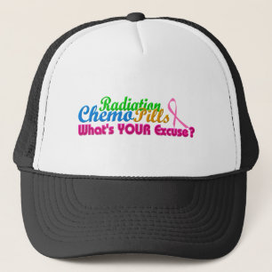 Gorra De Camionero Diseño de la excusa de Chemo del cáncer de pecho