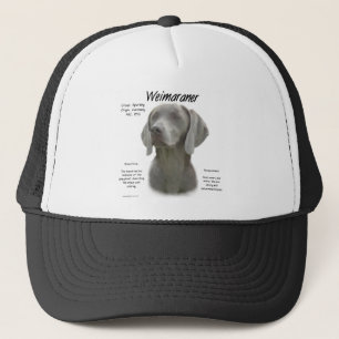 Gorra De Camionero Diseño de la historia de Weimaraner