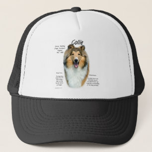 Gorra De Camionero Diseño de la historia del collie (sable áspero)