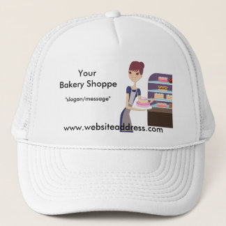 Gorra De Camionero Diseño de la panadería/de la tienda de pasteles 4