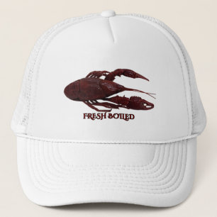 Gorra De Camionero Diseño de langosta fresco y hervido