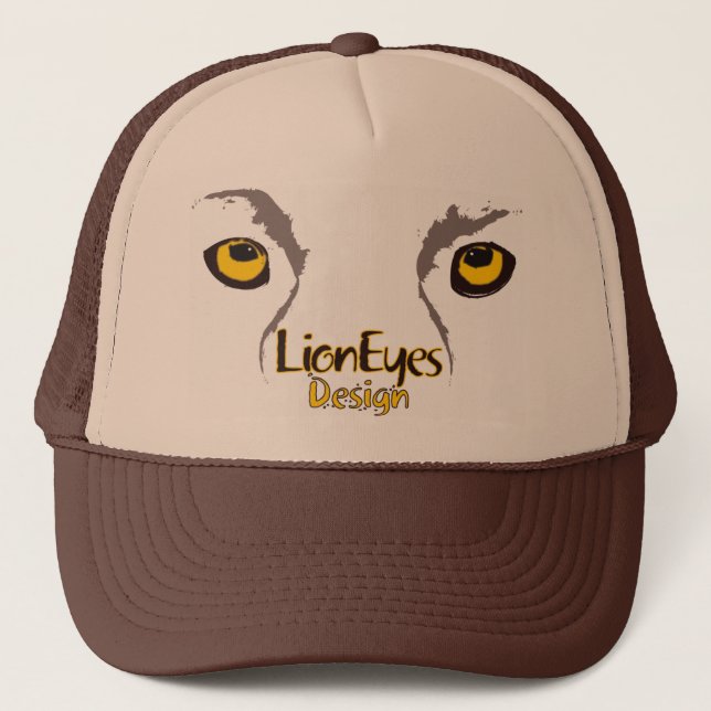 Gorra De Camionero Diseño de LionEyes (Anverso)