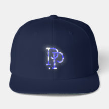 Diseño de logotipo con letra P mayúscula (Azul) 