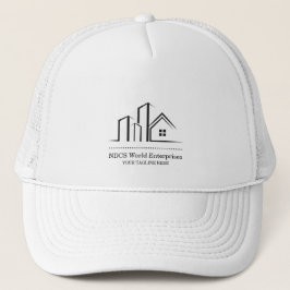 Gorra De Camionero Diseño de logotipo de agente inmobiliario moderno 