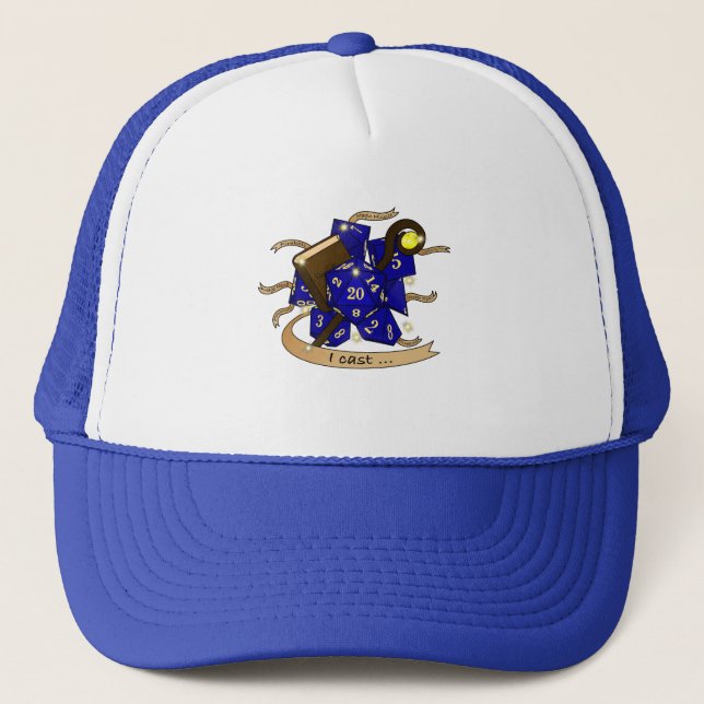 Gorra De Camionero Diseño de los dados del asistente (Anverso)