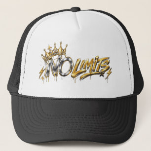 Gorra De Camionero Diseño de lujo Corona de Oro Sin Límites
