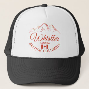 Gorra De Camionero Diseño de montaña BC Canada