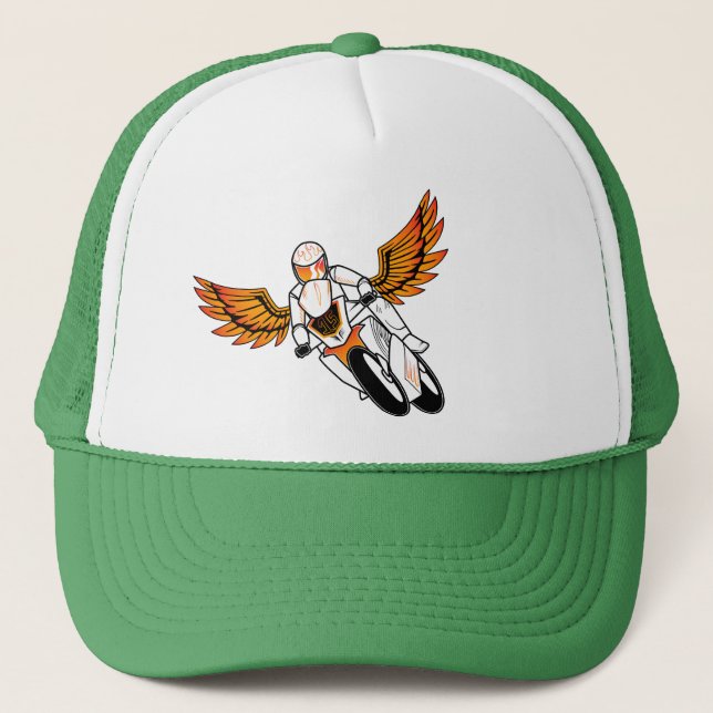 Gorra De Camionero Diseño de motocicletas (Anverso)