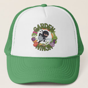 Gorra De Camionero Diseño de Ninja Jardín - Gráfico divertido de jard