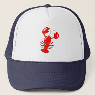 Gorra De Camionero Diseño de Personalizado de langosta sonriente