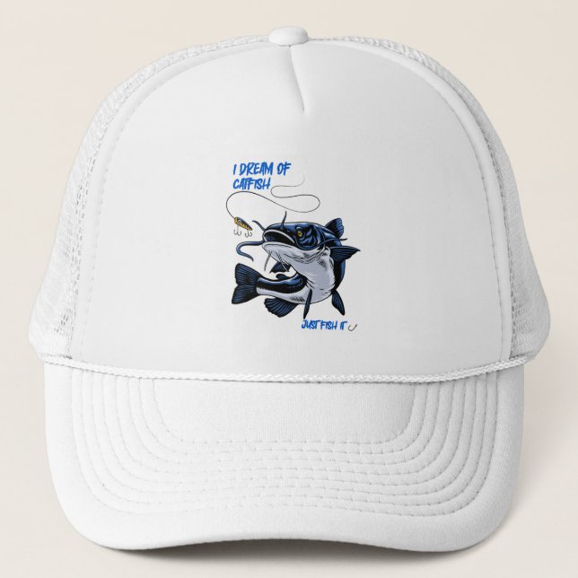 Gorra De Camionero Diseño de pescado (Anverso)