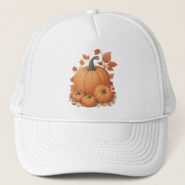 GORRA DE CAMIONERO DISEÑO DE PUMPKIN.