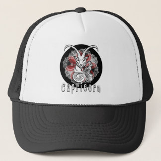 Gorra De Camionero diseño de signos de zodiac capricornio por chennai