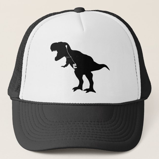 Gorra De Camionero Diseño de T-Rex del baile (Anverso)