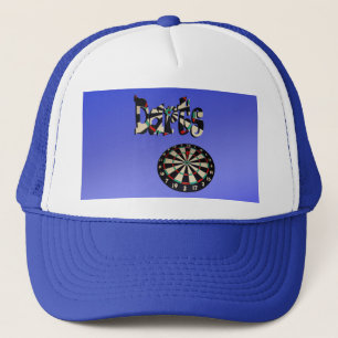Gorra De Camionero Diseño de tablero con el logotipo Blue Darts,