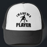 Gorra De Camionero Diseño de tenis en mesa Guay<br><div class="desc">Soy un poco un jugador El diseño de deportes de ping-pong hará el regalo perfecto para el entusiasta del tenis de mesa</div>