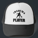 Gorra De Camionero Diseño de tenis en mesa Guay<br><div class="desc">Soy un poco un jugador El diseño de deportes de ping-pong hará el regalo perfecto para el entusiasta del tenis de mesa</div>