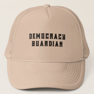 Gorra De Camionero Diseño de texto Democracia Gardian