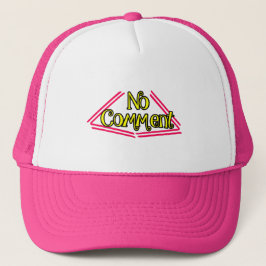 Gorra De Camionero Diseño de texto sobre un tapón rosa