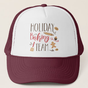 Gorra De Camionero Diseño de tipografía de cita de equipo de reposter