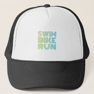 Gorra De Camionero Diseño de triatlón