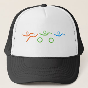 Gorra De Camionero Diseño de triatlón fresco y único