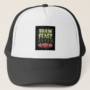 Gorra De Camionero Diseño de vector de manos de zombie de festín de c