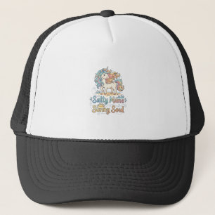 Gorra De Camionero Diseño de vector juguetón alma soleada melena sala