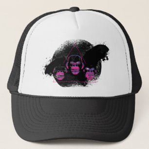 Gorra De Camionero Diseño de videojuegos de tres monos