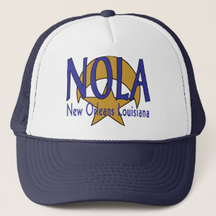 Gorra De Camionero Diseño del Centro NOLA y la Estrella