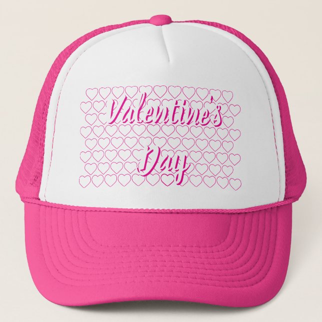 Gorra De Camionero Diseño del Día de San Valentín romántico (Anverso)
