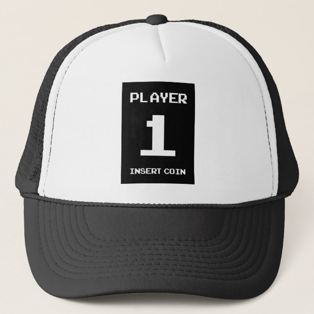 Gorra De Camionero Diseño del jugador 1 (Anverso)