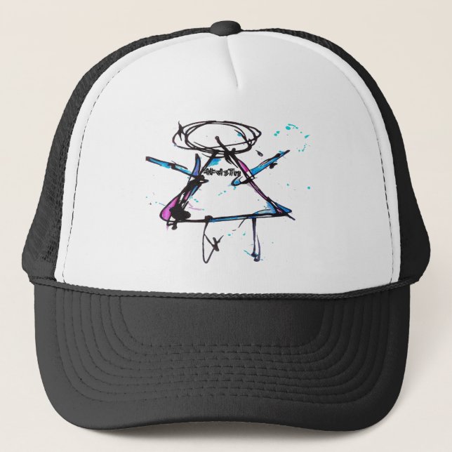 Gorra De Camionero Diseño del Ropa-Chica (Anverso)
