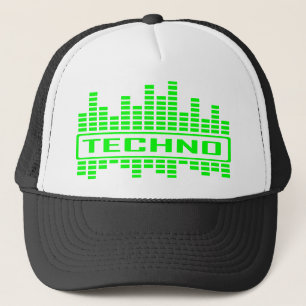Gorra De Camionero Diseño del tempo de Techno