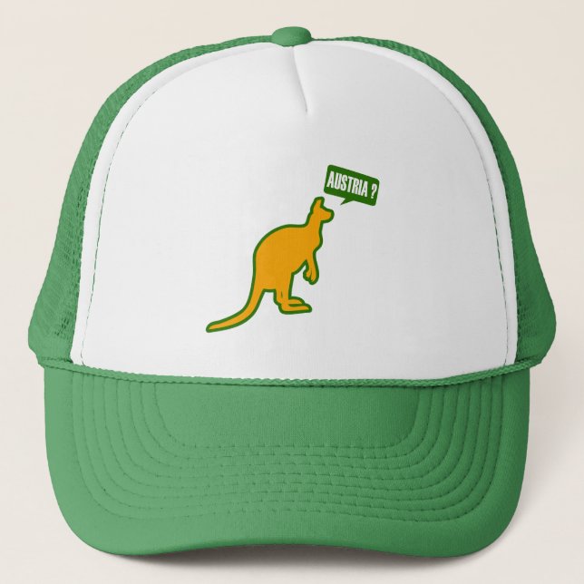 Gorra De Camionero Diseño divertido de Australia (Anverso)