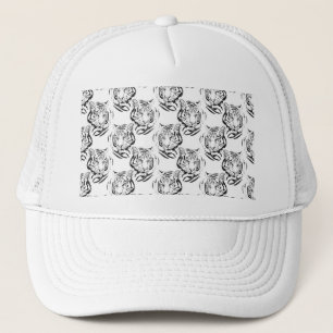 Gorra De Camionero Diseño elegante de impresión de cabezal blanco y