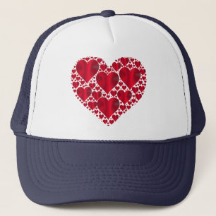 Gorra De Camionero Diseño en forma de corazón-98