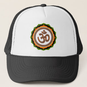 Gorra De Camionero Diseño espiritual de OM Lotus