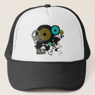 Gorra De Camionero ¡Diseño gráfico de la música!