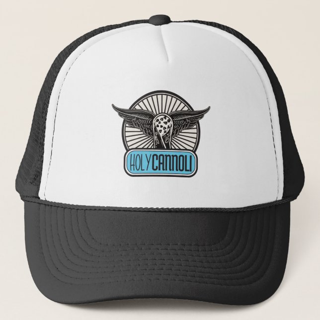Gorra De Camionero Diseño gráfico divertido de Santa Cannoli (Anverso)