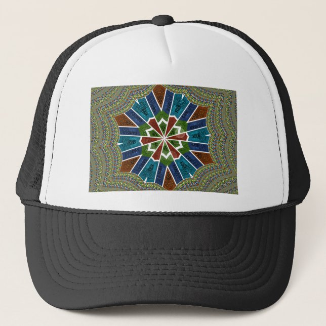 Gorra De Camionero Diseño inspirado en sari con detalles intrincados (Anverso)
