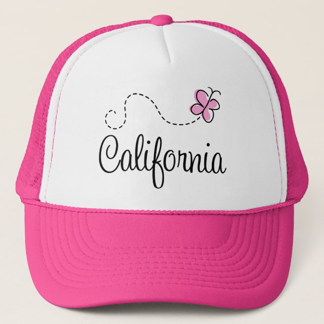 Gorra De Camionero Diseño lindo de California (Anverso)