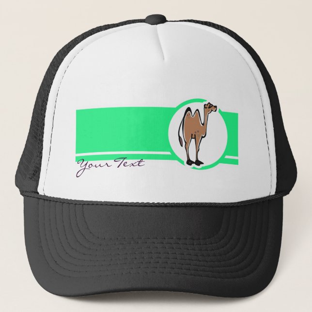 Gorra De Camionero Diseño lindo del camello (Anverso)