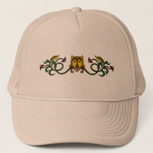 Gorra De Camionero Diseño medieval de leones