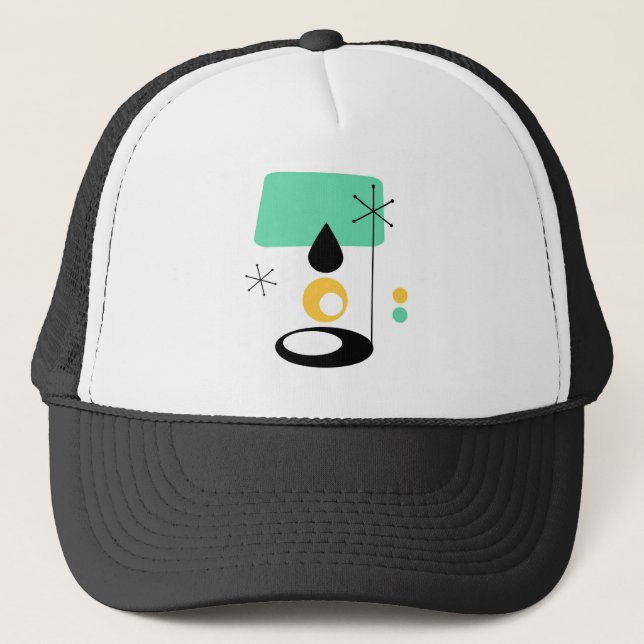 Gorra De Camionero diseño moderno de lámparas de mediados de siglo de (Anverso)