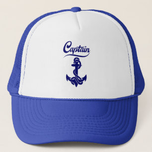 Gorra De Camionero Diseño Náutico Ancla Barco de Vela Capitán